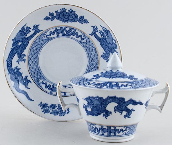 Cup and Saucer with Lid c1930